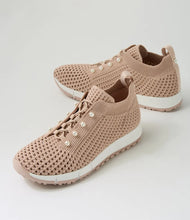 Load image into Gallery viewer, Django &amp; Juliette Jikkel Nude Knit Sneaker
