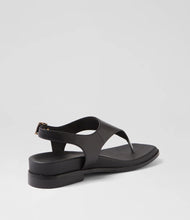 Load image into Gallery viewer, Django &amp; Juliette Enyo Leather Sandal Black
