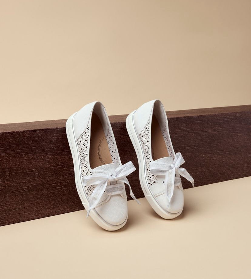 Ziera Kenji W White Tumble Leather