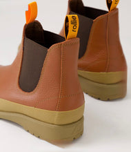 Load image into Gallery viewer, Rollie Fields Chelsea Waterproof Leather Cognac/Latte
