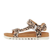 Load image into Gallery viewer, Rollie Sandal Tooth Wedge Neutral Leopard
