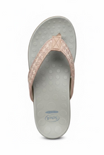Load image into Gallery viewer, Scholl Sonoma Thong Jacquard Taupe
