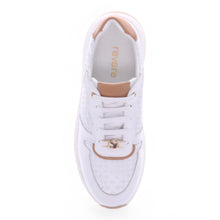 Load image into Gallery viewer, Revere W Los Angeles White/Tan Leather Sneaker
