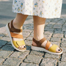 Load image into Gallery viewer, Kroten Sapphire Sandal Brown/Orange

