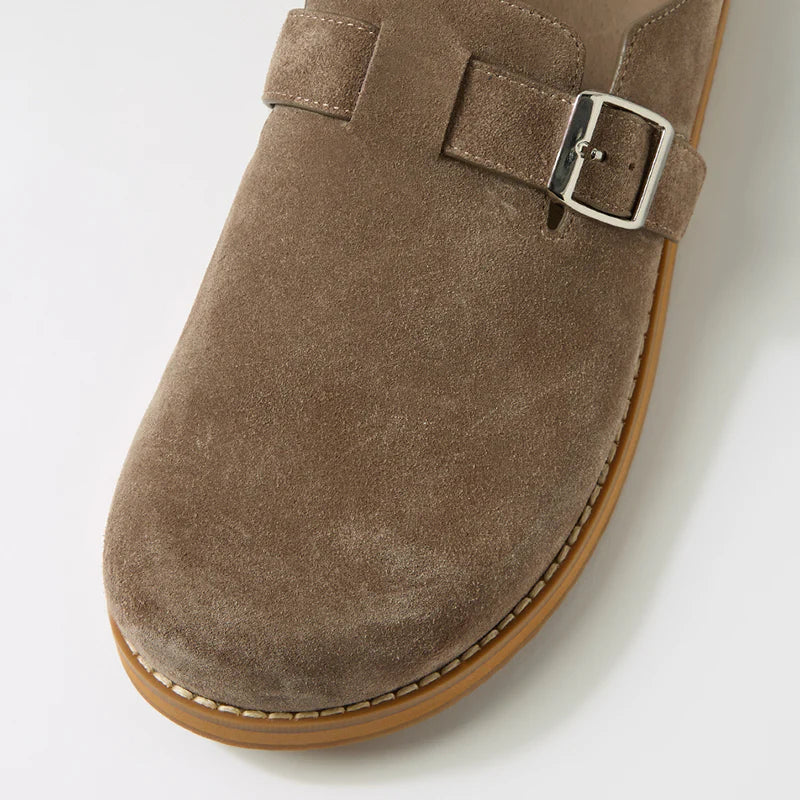 Ziera Mallia W Taupe Suede Slide