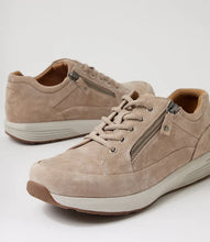 Load image into Gallery viewer, Rockport Prostep Taupe Nubuck Sneaker With Zip
