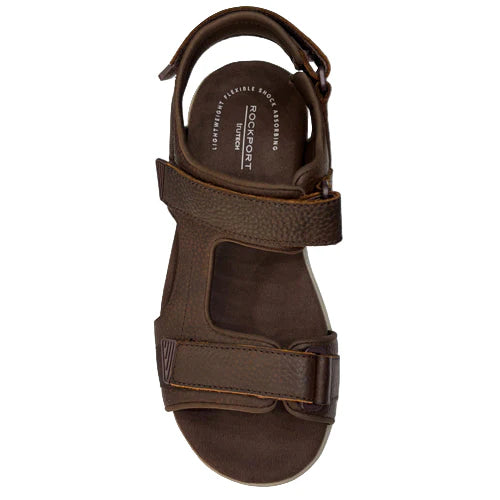 Rockport Hampton Leather Brown Sandal