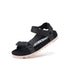 Load image into Gallery viewer, Rollie Sandal Tooth Wedge Black/Pink
