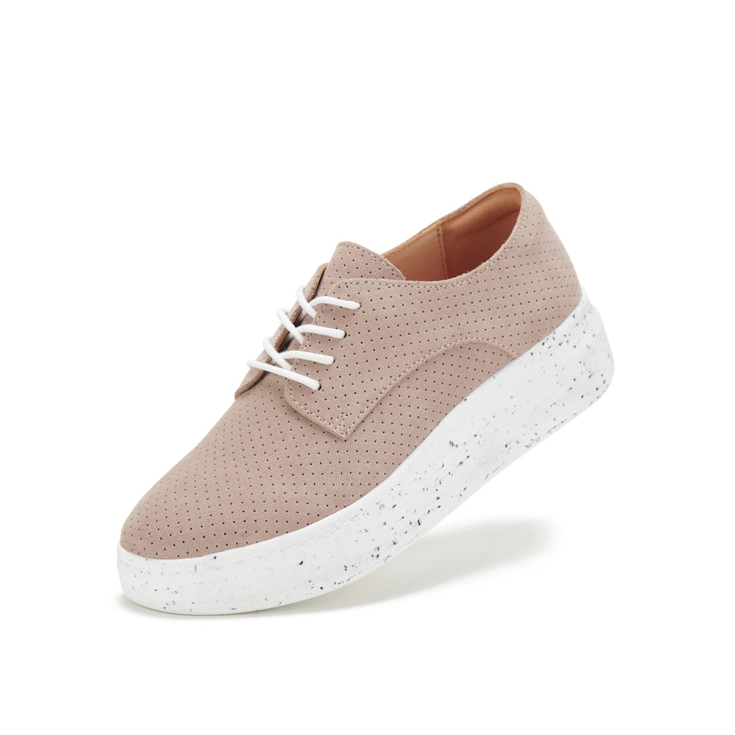 Rollie Derby City Pin Punch Taupe Suede