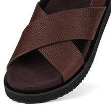 Load image into Gallery viewer, Rollie Rhodes Cross Sandal Chocolate
