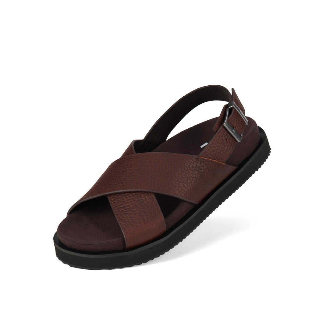 Rollie Rhodes Cross Sandal Chocolate