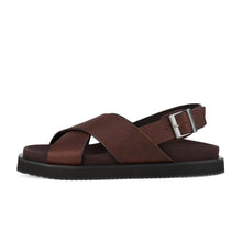 Load image into Gallery viewer, Rollie Rhodes Cross Sandal Chocolate

