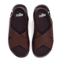 Load image into Gallery viewer, Rollie Rhodes Cross Sandal Chocolate
