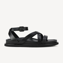 Load image into Gallery viewer, Rollie Mya Black Sandal
