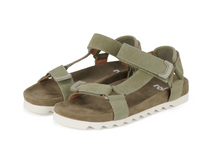 Load image into Gallery viewer, Rollie Sandal Tooth Wedge Sage/White
