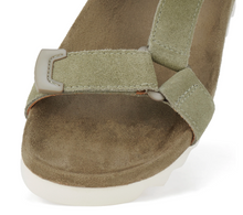 Load image into Gallery viewer, Rollie Sandal Tooth Wedge Sage/White
