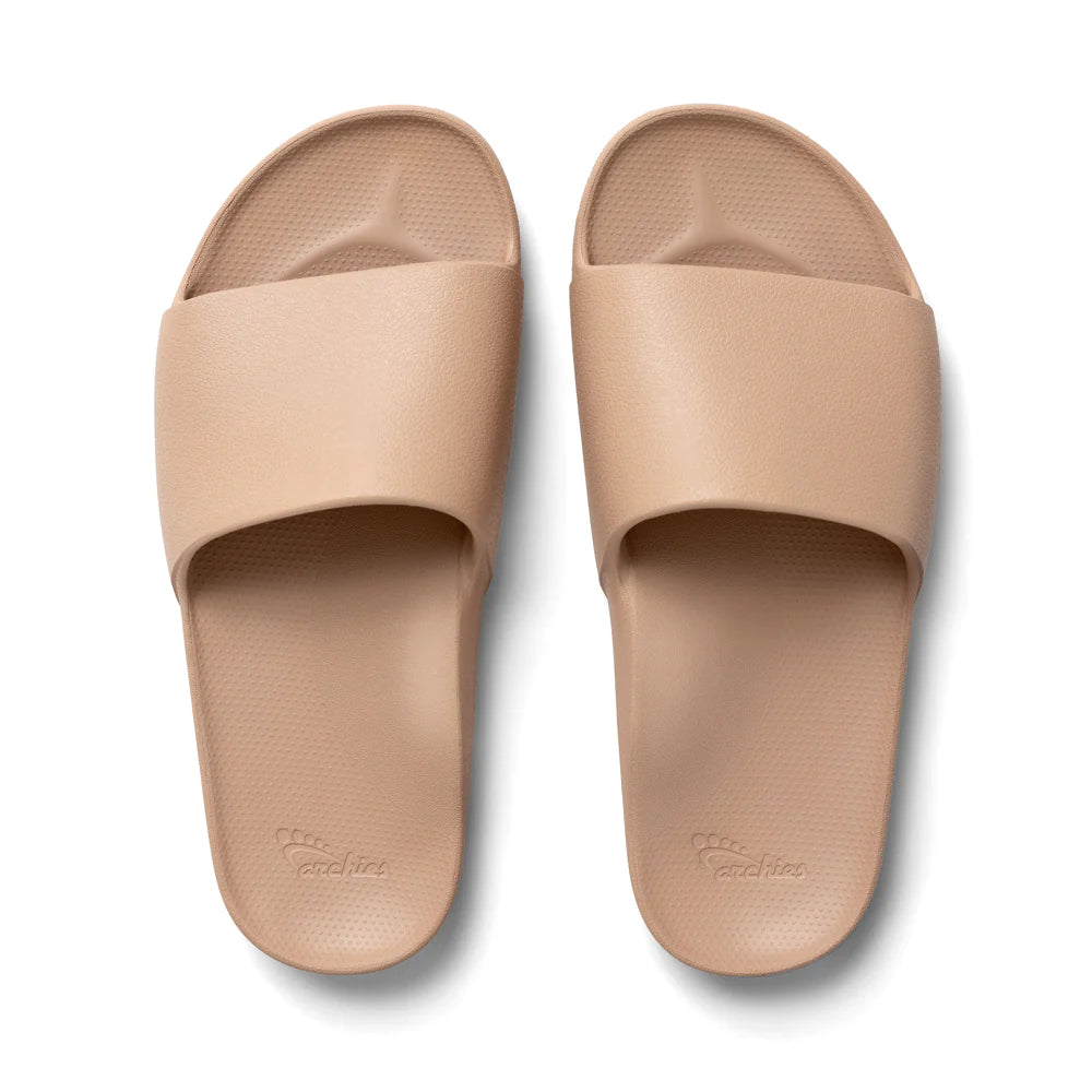Archies Arch Support Slides Tan