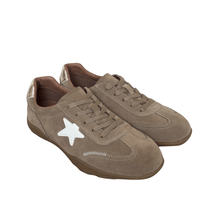Load image into Gallery viewer, Alfie &amp; Evie Truce Latte Suede/Gold with White Star
