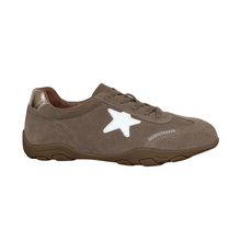 Load image into Gallery viewer, Alfie &amp; Evie Truce Latte Suede/Gold with White Star
