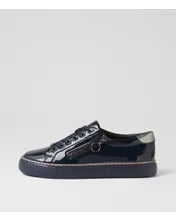 Load image into Gallery viewer, Ziera Pamela Xf Navy Pewter Patent Leather
