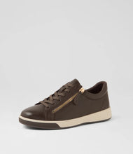 Load image into Gallery viewer, Ziera Aito XF Choc Leather Sneaker

