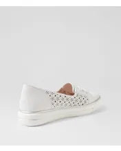 Load image into Gallery viewer, Ziera Kenji W White Tumble Leather
