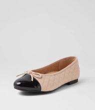 Load image into Gallery viewer, Ziera Comradi xf Black Nude Patent Leather Ballet Flat
