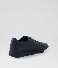 Load image into Gallery viewer, Ziera Aurie Navy Leather Sneaker
