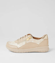 Load image into Gallery viewer, Ziera Spela XW Almond - Fireworks Leather Sneaker
