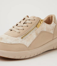 Load image into Gallery viewer, Ziera Spela XW Almond - Fireworks Leather Sneaker
