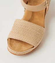 Load image into Gallery viewer, Ziera Keeve XW Natural Fabric Wedge Sandal
