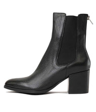 Load image into Gallery viewer, Django &amp; Juliette Zoltan Black Leather Chelsea Boot
