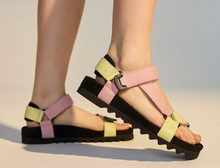 Load image into Gallery viewer, Rollie Sandal Tooth Wedge Sorbet
