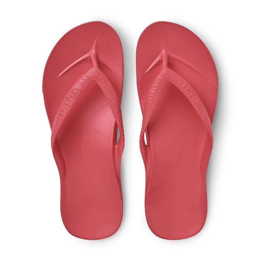 Archies Kids Thongs Coral