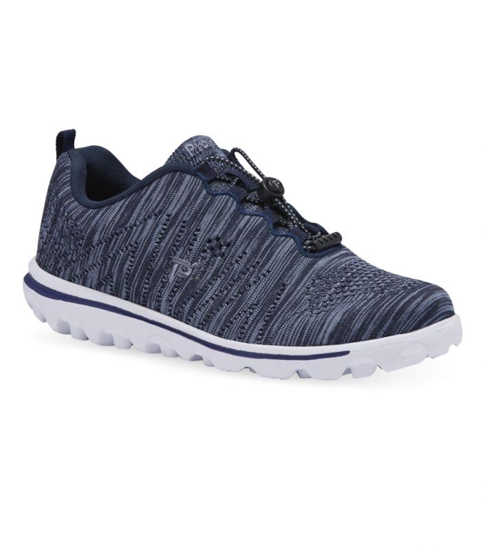 Propet Travelfit Mens Midnight Navy/Slate